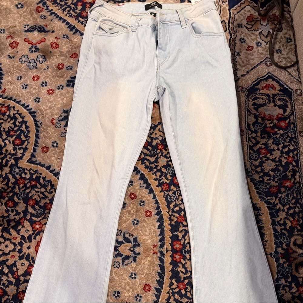 True Religion Light Blue Flare Jeans